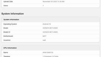 Смартфон Honor 500 Pro на Snapdragon 8s Gen 4 появился в базе Geekbench