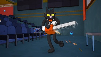 Как получить Мультяшную бензопилу в Fortnite Simpsons