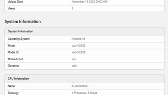 Смартфон Vivo V70 с процессором Snapdragon 7 Gen 4 замечен в Geekbench