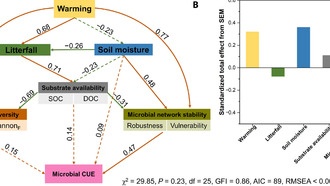 Почвенные микробы научились сокращать выбросы углерода при потеплении