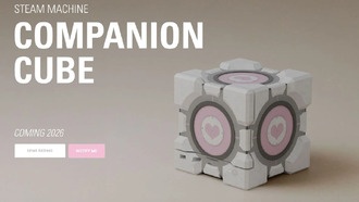 Dbrand разрабатывает корпус Steam Machine в виде компаньон-куба из Portal