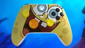 Microsoft представила лимитированные контроллеры Xbox в стиле «Губки Боба»