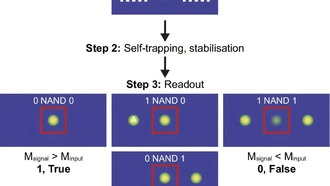 Ученые создали первый логический вентиль в мягком материале с помощью света