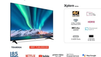 Elista представила серию телевизоров Xplore с 4K-экранами и Google TV