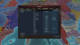 Важные горячие клавиши в Europa Universalis 5