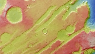 Новые снимки Марса показали следы недавнего ледникового периода