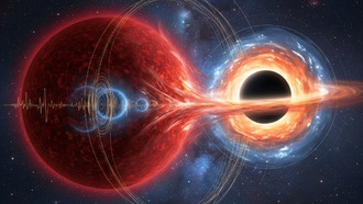 Звездотрясения раскрыли бурное прошлое красного гиганта в системе с черной дырой