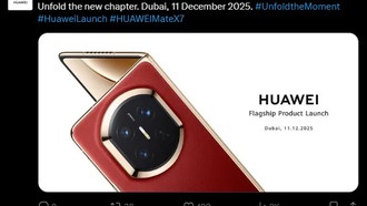 Huawei анонсировала глобальную презентацию нового флагманского складного смартфона Mate X7