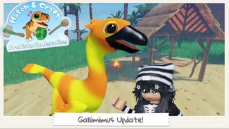 Коды для Hatch & Craft: Prehistoric Paradise в Roblox