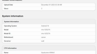 Vivo S50 Pro Mini появился в Geekbench с Snapdragon 8 Gen 5 и GPU Adreno 829