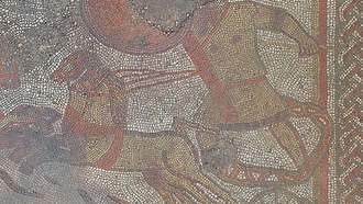 Мозаика в Рутленде изображает «утерянную» версию истории Трои, связывая Римскую Британию с античным миром