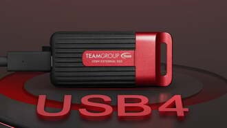 TeamGroup представила миниатюрный SSD PD40 Mini со скоростью USB4 до 4000 МБ/с