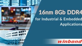 Winbond представила 8Gb DDR4 DRAM на 16-нм техпроцессе для промышленных и встраиваемых систем