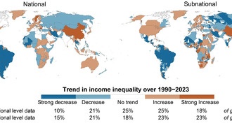 Исследование показало рост неравенства доходов для половины населения Земли