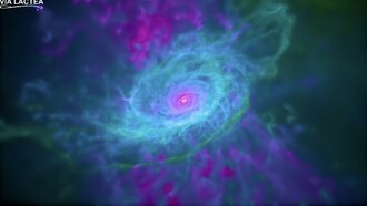 Потоки космического газа, а не столкновения, объясняют двойной химический состав Млечного Пути