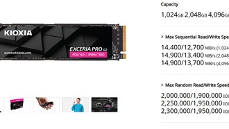 Kioxia представила флагманские SSD PCIe 5.0 с рекордной скоростью 14,9 ГБ/с