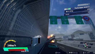 В игре DriveCrazy можно гонять на кей-траке по рушащейся Японии и сражаться с кайдзю