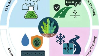 Ученые создали асфальт на основе водорослей для холодного климата