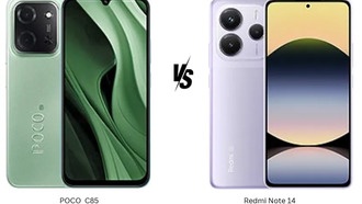 Poco C85 против Redmi Note 14: сравнение бюджетных смартфонов