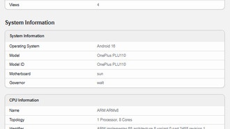 OnePlus Turbo появился в Geekbench с Snapdragon 8s Gen 4 и 12 ГБ ОЗУ