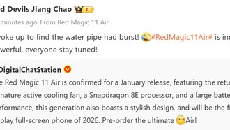 Red Magic 11 Air официально подтвержден: раскрыты ключевые характеристики