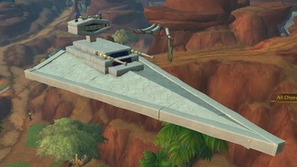 Игрок World of Warcraft построил в системе жилья целую коллекцию из «Звёздных Войн»