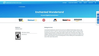 ESRB оценила неанонсированную игру Konami Enchanted Wonderland для Switch