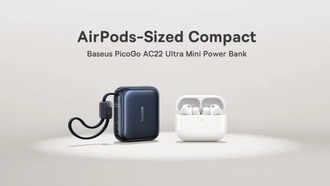 Baseus представила повербанк размером с AirPods на 10 000 мАч с зарядкой 45 Вт