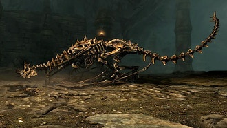 В сериале «Доктор Кто» нашли скелет дракона из Skyrim