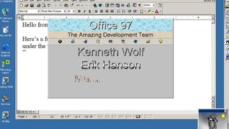 Разгадана тайна 30-летней давности! Впервые обнаружено пасхальное яйцо в древнем Office 97