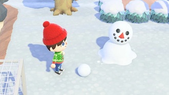 Как построить идеального снеговика и получить рецепты ледяной мебели в Animal Crossing: New Horizons