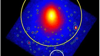 Астрономы обнаружили скрытые возмущения в скоплении галактик Abell 3571