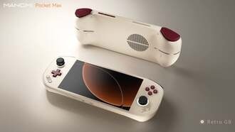 Mangmi Pocket Max: ретро-геймпад с топовым экраном и съемными кнопками