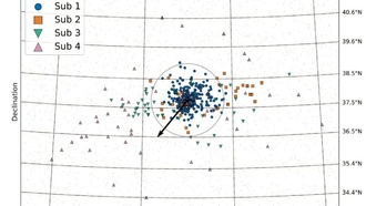 Астрономы обнаружили четыре подструктуры в рассеянном звёздном скоплении NGC 752