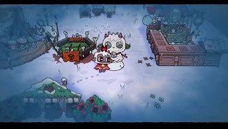 Как построить снежного барашка в Cult of the Lamb: Woolhaven