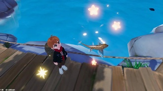 Как найти мерцающую тень рыбы в Heartopia