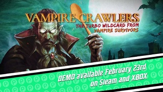 Демо Vampire Crawlers: The Turbo Wildcard from Vampire Survivors выйдет 23 февраля