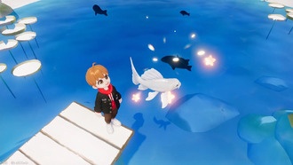 Где найти бабочку кои в Heartopia