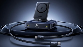 Baseus представила 6-в-1 зарядную станцию Nomos NH21 на 245 Вт с выдвижными кабелями и поддержкой Qi2