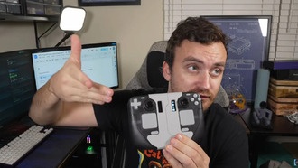 OpenSplitDeck: энтузиаст представил обновлённую версию своего DIY-контроллера с двумя экранами и гироскопами