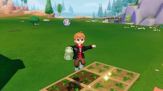 Как поливать растения лейкой в Heartopia