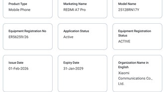 Redmi A7 Pro получила сертификаты в ОАЭ и Таиланде, анонс близок