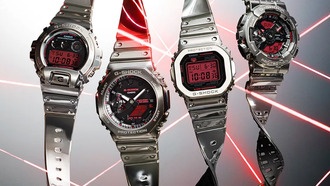 Casio выпустила новые G-Shock с металлическим покрытием и ярко-красными циферблатами