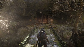 Как открыть запертую дверь у святилища Микатагахара в Nioh 3