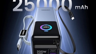Ugreen выпустила в Европе мощный повербанк Nexode Pro на 25 000 мА·ч с зарядкой до 200 Вт