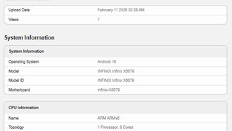 Infinix Note 60 на Geekbench: показан процессор Dimensity 7400 Ultimate