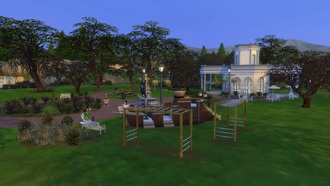 Где находится парк Магнолия Блоссом в The Sims 4?