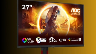 AOC представила новый 27-дюймовый QD-OLED игровой монитор с частотой 280 Гц