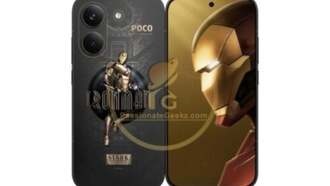 Утечка: Poco X8 Pro Iron Man Edition в серо-золотом оформлении