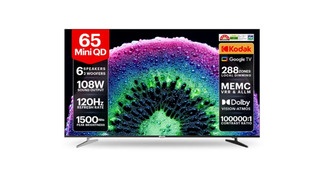 Kodak представила 65-дюймовый телевизор IconiK с Mini QD-дисплеем и яркостью 1500 нит